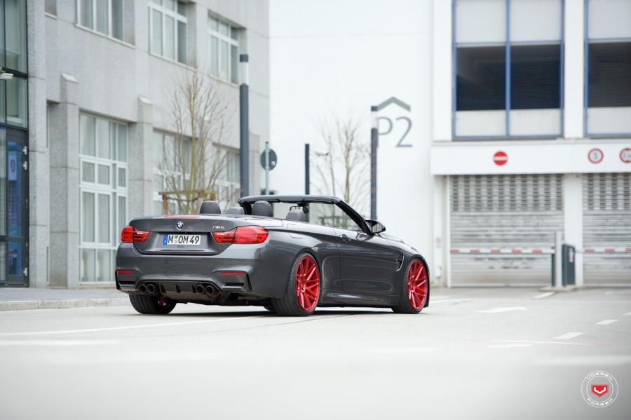  BMW M4 Convertible on Vossen Wheels (VPS-314T) 2017 года  (фото 13 из 32)